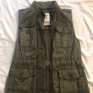army green vest